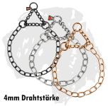Sprenger Hundekette Typ MEDIUM mit Zugkette 4mm