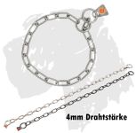 Sprenger Ketten Kettenhalsband medium Edelstahl schwarz matt 4mm