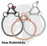 Sprenger Ketten Kettenhalsband rundgliedrig mit Zugbegrenzung, 4mm