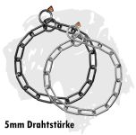 Sprenger Ketten Kettenhalsband langgliedrig Edelstahl 5mm